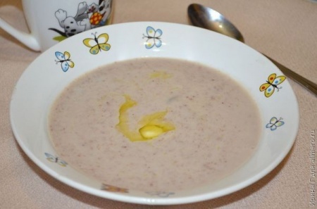 Рецепт  - Новогодний  суп с шафраном из палтуса