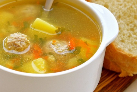 Как приготовить суп с фрикадельками