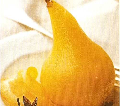 Груши в сиропе с лимоном и анисом