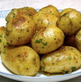 Картофель в горчичной глазури