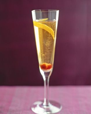 Классический коктейль с шампанским