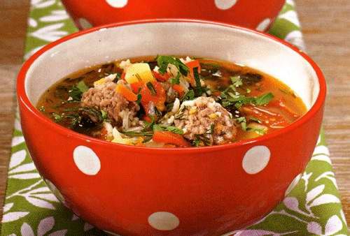 Томатный суп с фрикадельками рецепт