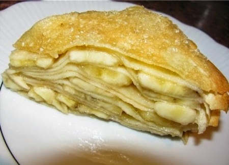 Нежный блинный  яблочный пирог на Масленицу