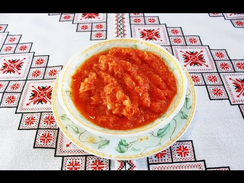 Аджика рецепт из помидор Как приготовить аджику на зиму Рецепт аджики в домашних условиях