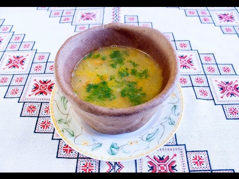 Гороховый суп в хлебных горшочках Как приготовить гороховый суп Суп гороховый рецепт Гороховий суп