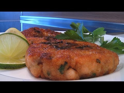 Котлеты из лосося с эстрагоновым маслом видео рецепт