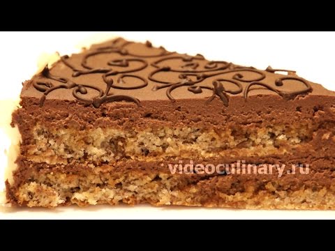 Рецепт - Торт Шоколадное кружево от http://videoculinary.ru