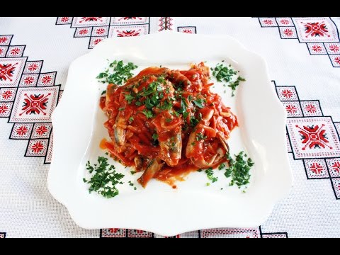 Рыба в томате с овощами рецепт Мойва в томатном соусе а ля килька в томате Риба в томаті з овочами