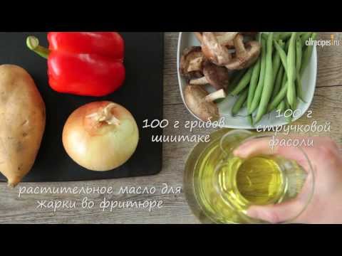 Тэмпура из овощей: видео-рецепт