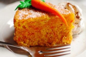 Морковный пирог – рецепт приготовления