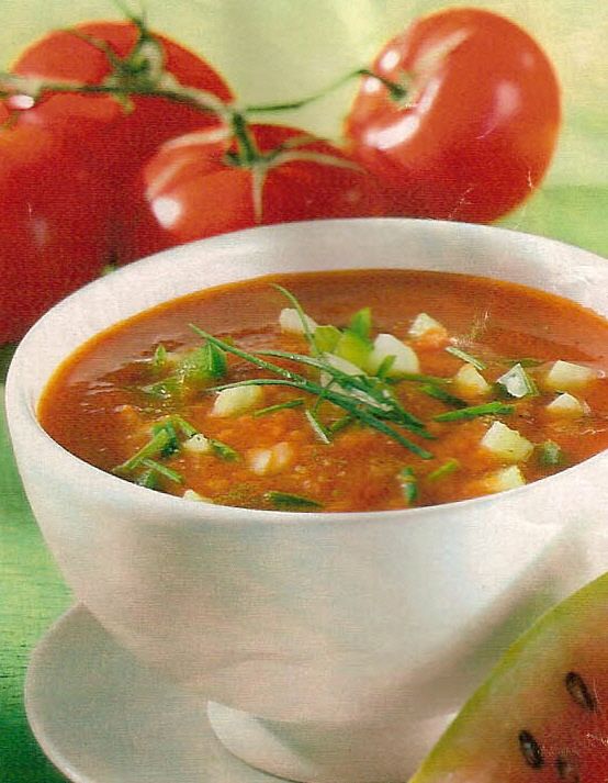 Томатно-арбузный суп