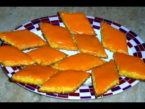 Апельсиновые Печенья с Творогом + Рецепт Глазури