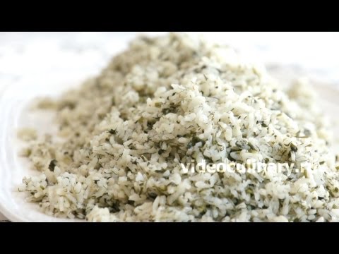 Рецепт - Рассыпчатый рис с зеленью от 