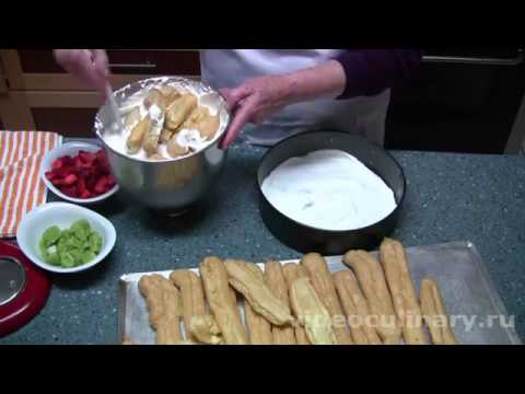 Рецепт - Торт дамские пальчики от Шедевры кулинарии.